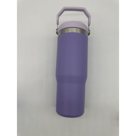 Stanley Cup Ice Flow Flip Straw Tumbler w Handle 34 oz Double Wall Purple As Is - Picture 3 of 6